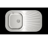 Teka Stylo 1C 1E Lavabo sobre-encimera Rectangular Acero inoxidable