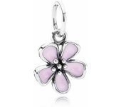 NEW Europeans Pink Original Charms Love Potion Murano Glass Heart Dangle Bead Fit 925 Sterling Silver Bracelet DIY Women Jewelry