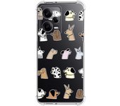 Funda Silicona Antigolpes para Xiaomi Redmi Note 12 Pro+ Plus 5G diseño Perros Dibujos