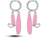 Silver Plated Perfume Star Flower Hoop Earring Original Pendientes For Woman Jewelry