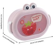 Kawaii Portable Lunch Box For Girls School Kids Plastic Picnic Bento Box Microwave Food Box With Compartments Storage Containers