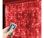 3M 300LED Curtain Garland Fairy Lights Festoon with Remote New Year Garland Christmas Decoration Party wedding decoration