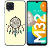 Funda Silicona para Samsung Galaxy M32 diseño Atrapasueños Dibujos