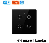 Tuya WiFi Smart Switch Brazil Standard 4x4 Size Touch Sensor 4/6/8 Gang Wall Light Switch Voice Control By Alexa Google Home