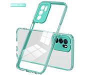 360 ° Shockproof Case For OPPO A98 A96 A78 A77 A76 A57 A38 A36 A18 A17 A16 A16S C55 C35 4G 5G Luxury 3-in-1 HD Transparent Case
