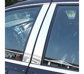 6pcs Set Glossy Black Pillar Posts Door Side Trim Cover Sticker Decal Fit For Subaru Forester 2019-23 Exterior Car Accessories