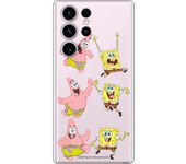 Funda compatible con Samsung Galaxy S23 Ultra - Bob Esponja y Patricio 3 poses