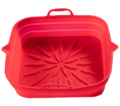 Reusable Liner For Air Fryer Foldable Silicone Tray Oven Baking Tray Clean Silicone Basket Airfryer Pizza Chicken Baking Tool
