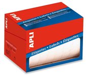 Apli rollo etiquetas blancas permanentes 19.0 x 27.0mm
