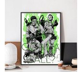 American movie Ghostbusters Poster No Framed Poster Kraft Club Bar Paper Vintage Poster Wall Art Painting Bedroom Study Stickers