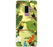 Funda compatible con Samsung Galaxy S9 Plus - Tucanes fondo Verde