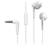 Auriculares Intrauditivos Panasonic RP-TCM55- con Micrófono- Jack 3.5- Blancos