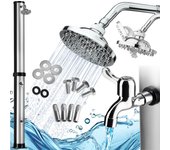 Tectake - Ducha solar Orinoco 38 L | Ducha solar resistente a la intemperie con un gran depósito de agua | Estructura resistente a la corrosión, a las altas temperaturas y a los rayos UVA | Alcachofa ajustable con articulación de rótula giratoria 360°
