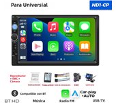 7inch 7010b Universal 2 Din Car Radio Android Mp5 Player Built-in Car-play Auto with HD Video Reverse Camera BT Autoaudio FM SWC