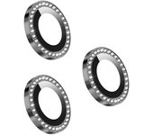 Protector Cristal Lentes Diamante Aluminio - iPhone 13 Pro 6.1" /13 Pro Max 6.7"(3Pcs)