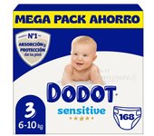 Dodot Sensitive Talla 3 (6-10kg) Pack AHORRO168 pañales