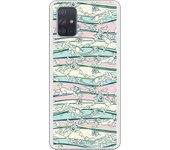 Funda original compatible con Samsung Galaxy A71 - T&J Patrón Pastel