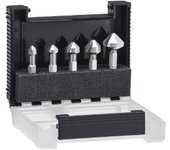 Wiha Juego de bits de avellanador cónico, combinado 1/4" 6 unid., incl. caja (28027)