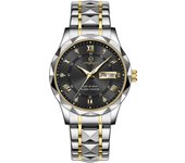 2025 New Top Brand Luxury Man Wristwatch Waterproof Luminous Date Week Men Watches Stainless Steel Quartz Men's Watch Male reloj