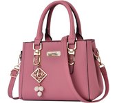 Bolsos de mano para mujer, bolso bandolera informal de cuero, bolso de mano de gran capacidad, bolso de moda