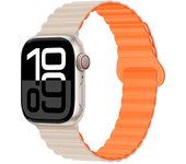 Magnetic Strap For Apple Watch Band 40mm 45mm 46mm 44 mm 41mm 49mm 42 38 Silicone Bracelet iWatch series 8 SE 6 7 8 9 10 Ultra 2