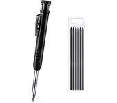 Solid Carpenter Pencil Set Woodworking Tools Mechanical Pencil 5 Colors Refill Construction Job Tools Carpentry Marking Scriber