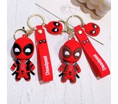New Anime Mutants Deadpool Keychain Movie Superhero villain Doll Pendant Car Key chain Ring Jewelry Gifts Boys Party Gifts Toys