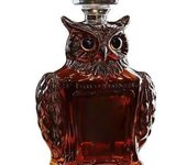 Botella de whisky con forma de animal salvaje, divertido decantador de whisky, regalo para hombres, papás y esposos, vasos de whisky grabados únicos, decoración de bar para amantes del whisky (Lobo)
