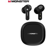 Monster QM10 TWS Earphones Bluetooth 5.4 HiFi Bass Stereo Sports Headphones Dual HD Mic Headset Long Standby