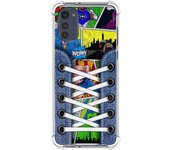 Funda Silicona Antigolpes para Motorola Moto E32 4G diseño Zapatillas 14 Dibujos
