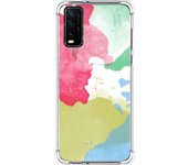 Funda Silicona Antigolpes para Vivo Y20s / Y11s diseño Acuarela 02 Dibujos