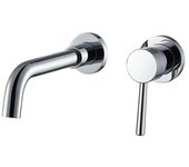 Grifos de lavabo de latón ocultos, grifo mezclador frío/caliente, (plateado)