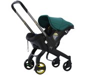 YAZOCO - Cochecito de bebé 4 en 1, carrito multifuncional de paisaje alto, puede sentarse, ligero, reclinable, plegable