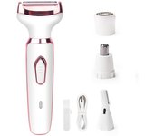 Electric Razor for Women Leg Body Hair Shaver Bikini Underarm Epilator Painless Facial Mustache Trimmer Portable Hair Remover