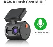 2K Mini Dash Camera For Car DVR Dash Cam KAWA MINI 3 Video Recorder Voice Control(Optional) Night Vision WiFi APP Monitor WDR