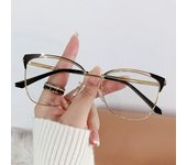 Trendy Office Anti Blue Light Glasses Women Fashion Retro Cat Eye Optical Eyeglasses Blue Rays Blocking Eye Protection Eyewear