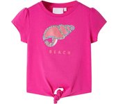 Camiseta Infantil dark pink 128