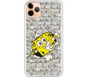 Funda original compatible con iPhone 11 Pro Max con un diseño de Bob Esponja Comic