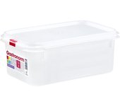 Com-Fort House Recipiente Hermético Plástico Rectangular - Reutilizable - Apto Microondas - 6,8L, pack de 3 o 6
