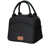 Lunch Bag with Shoulder Strap Handle Cooler Bag Women Portable Food Bag for Work Student Thermal Lunch Box Fridge Bag