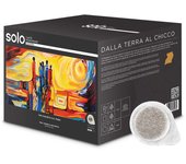 100 Cápsulas SOLO Caffè Monorigine Uganda, 100% arábica, café de origen único, cápsulas compostables E.S.E. SOLO – Caffè Uganda tiene un sabor envolvente y una acidez pronunciada pero elegante, que se combina con toques de chocolate y notas herbáceas.