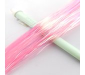 93/120cm Sparkle Synthetic Hair Extensions Tinsel Rainbow Colored Strands Girls Headwear Hairbinge Hair Laser False  Decor