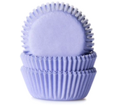 Glotomania - Capsulas Mini Cupcake 'House Of Marie' - Lilas - Papel de Alta Calidad - Apta para Horno - Medidas Aprox. 2.5 X 1.9 Cm - Utensilios de Repostería
