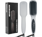 Fast Heating Anti Scald Beard Straightening Comb Men Professional Hair Styg Straightener Brush For Women Auto Shutoff