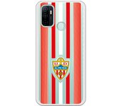 Funda original compatible con Oppo A53 - A53s - UD Almería rayas rojas y blancas clear