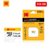 Kodak Original Micro Sd Memory Card 64GB White 128GB SD Card Micro SDXC Class10 Flash Card 256GB 32GB SD Memory Card for Camera
