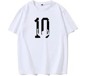 Messi Printed T-shirt Messi Football Perimeter Paris Barcelona Argentina Team Sports Short Sleeve Top