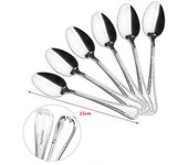 Maxia Market - Cubiertos accesorios para cocina, cuchillo para carne, fruta, de mesa, pescado, cuchara de postre, sopa, tenedor, espatula para tarta, acero inoxidable INOX - Colección VERSALLES