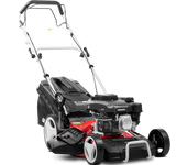 GREENCUT GLM770X - Cortacésped Gasolina 150cc 6cv, Motor 4 Tiempos OHV autopropulsado, Cuchilla Acero de Doble Filo de 460mm 18", Altura de Corte Regulable y Cesta con Capacidad de 55L