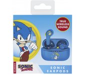 SEGA CLASSIC SONIC THE HEDGEHOG EARPODS BLUETOOTH V5.0 CON CAJA DE CARGA